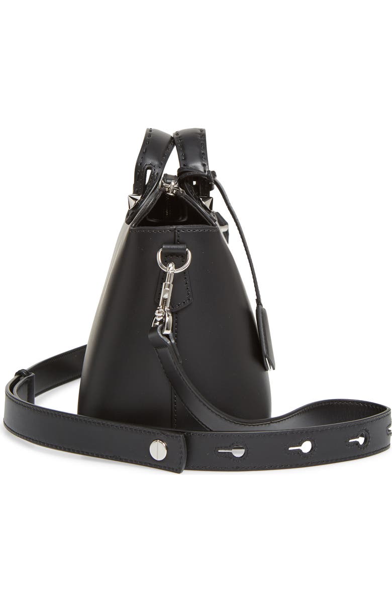 Fendi Medium By The Way Calfskin Leather Satchel, Alternate, color,