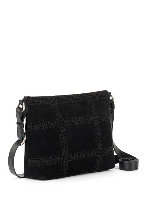The Sak Melrose Crossbody Leather Bag In Black