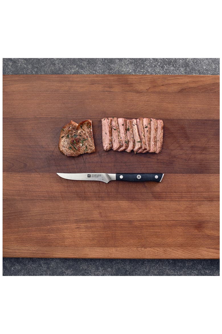 Spectrum 4-Piece Steak Knives, Alternate, color, BLACK