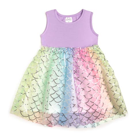 Rainbow Mermaid Tank Tutu Dress (Toddler, Little Kid & Big Kid)