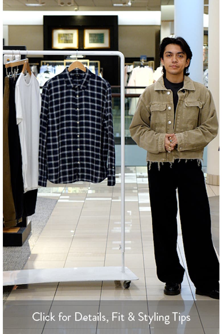 Oliver Plaid Double Face Cotton Button-Up Shirt video