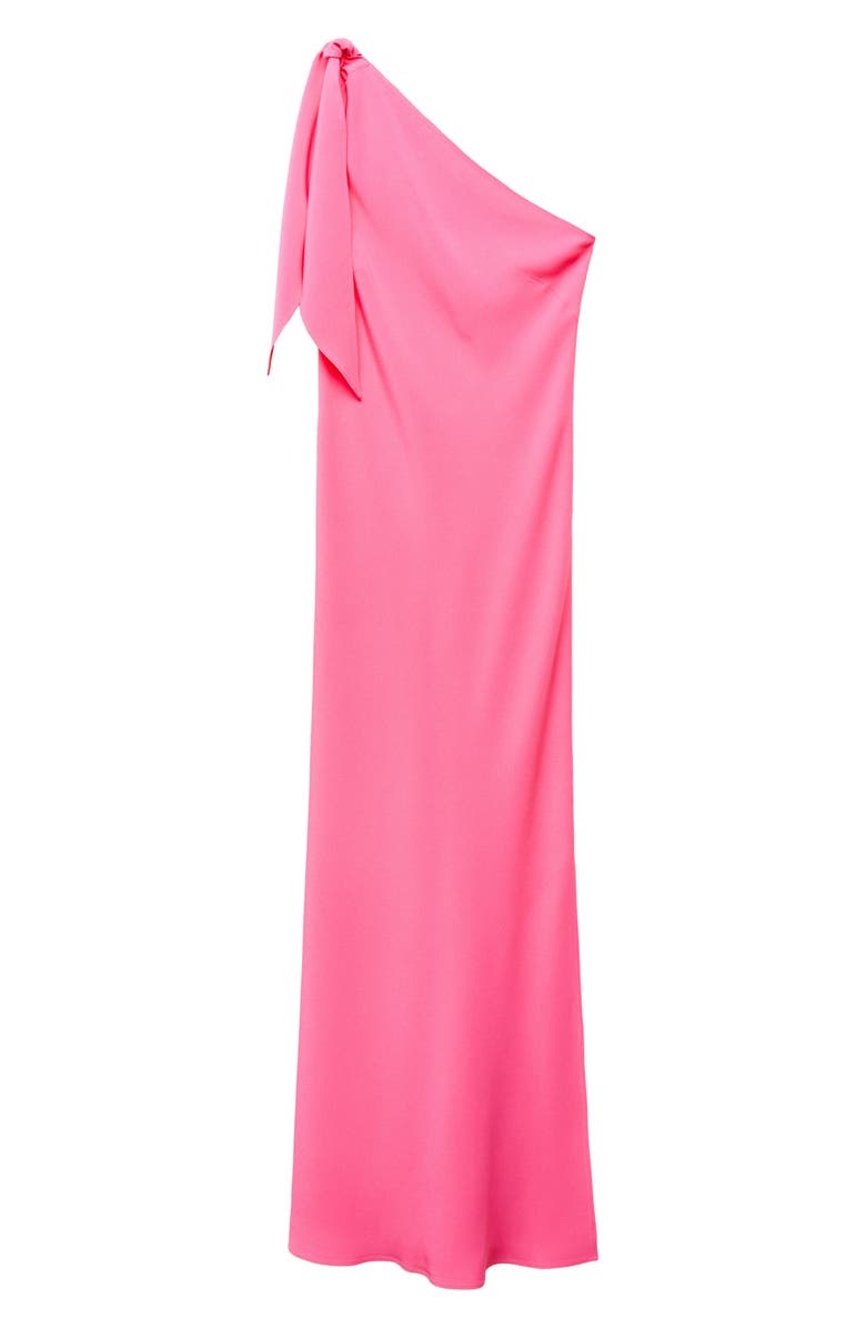MANGO Lazaro One-Shoulder Gown, Alternate, color, 
