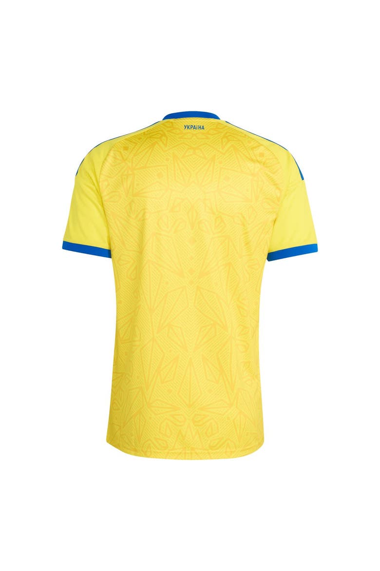 Men's adidas  Yellow Ukraine National Team FIFA x World Cup 2026 Home Replica Jersey, Alternate, color, Yellow