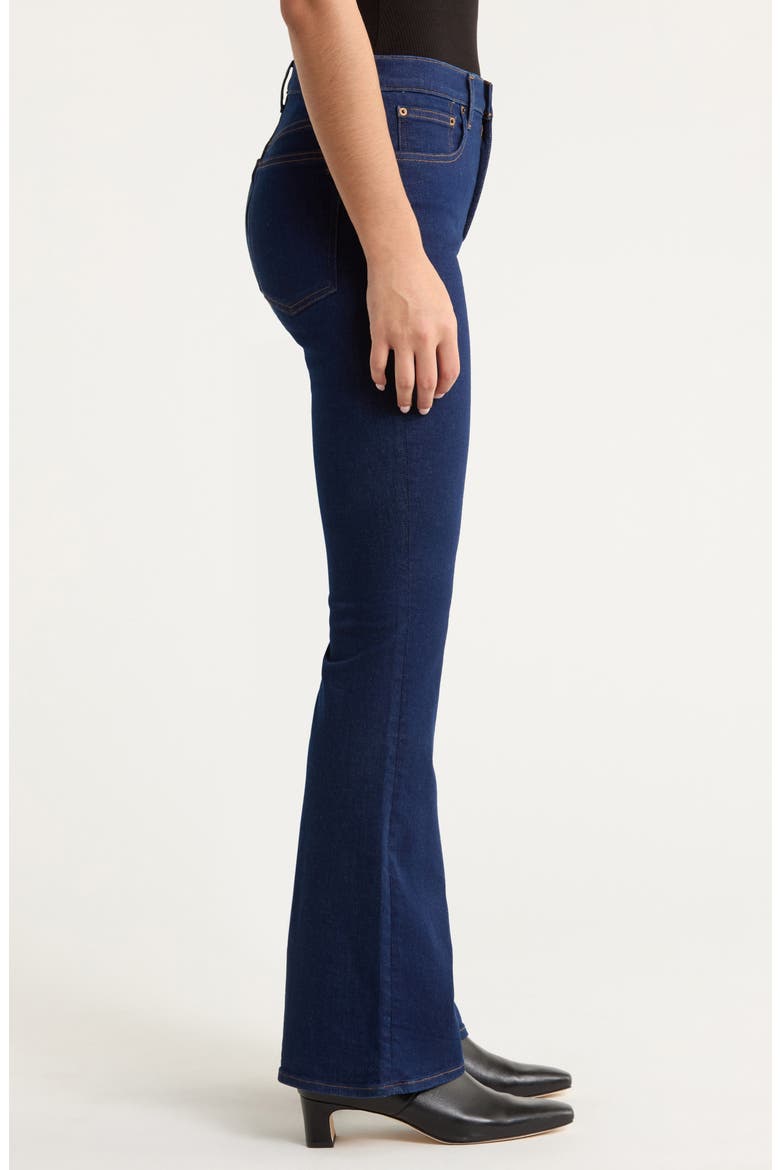 The Stretch High Waist Flare Jeans, Alternate, color, RINSE WASH