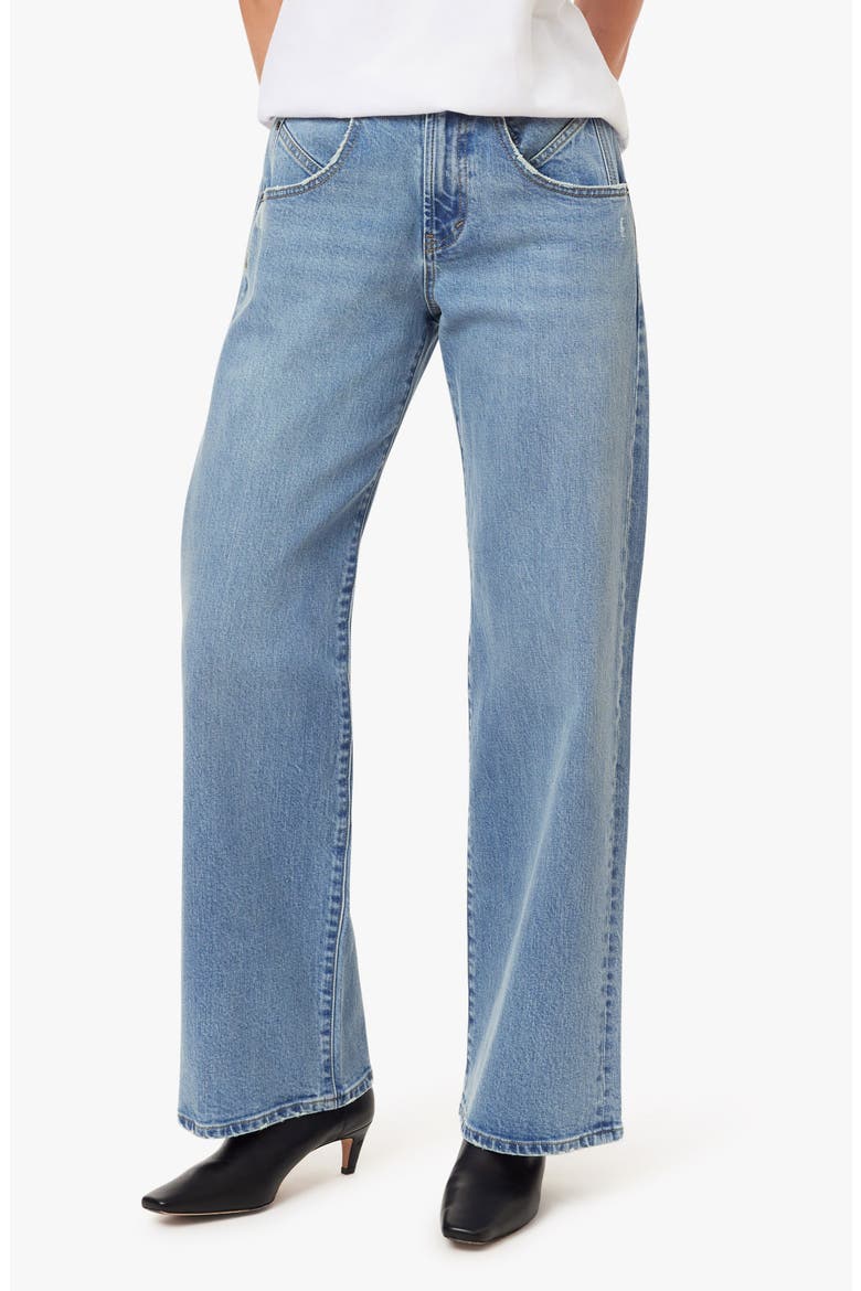 Blaine High Waist Straight Leg Jeans, Main, color, COAST