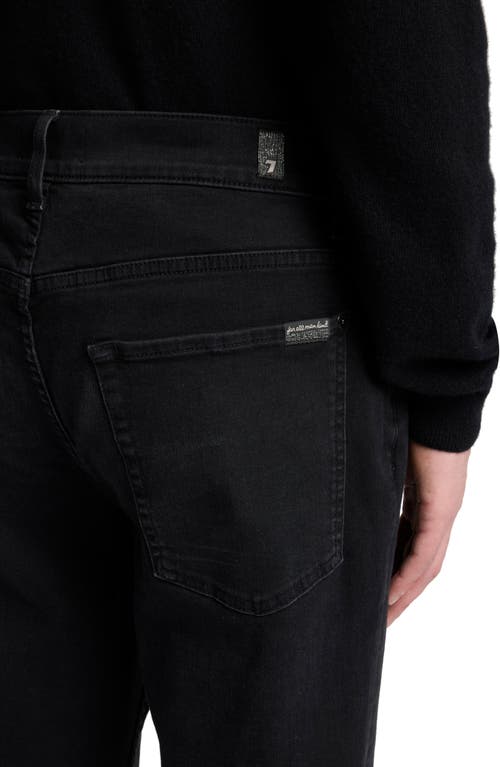 7 For All Mankind Austyn Relaxed Straight Leg Jeans In Black