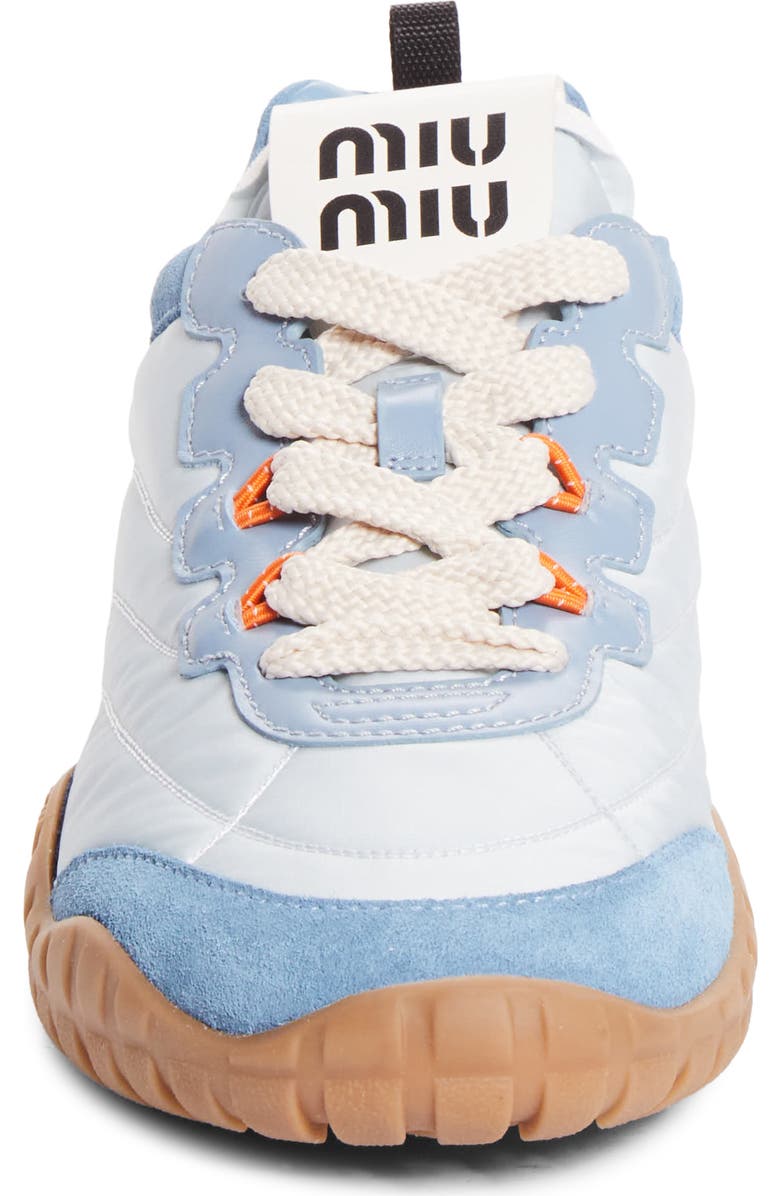 Miu Miu Tyre Quilted Sport Sneaker, Alternate, color,