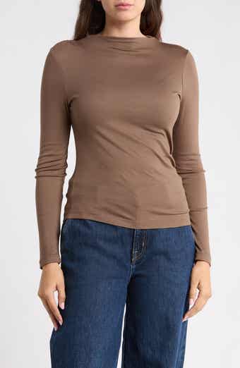Dana Mock Neck Top