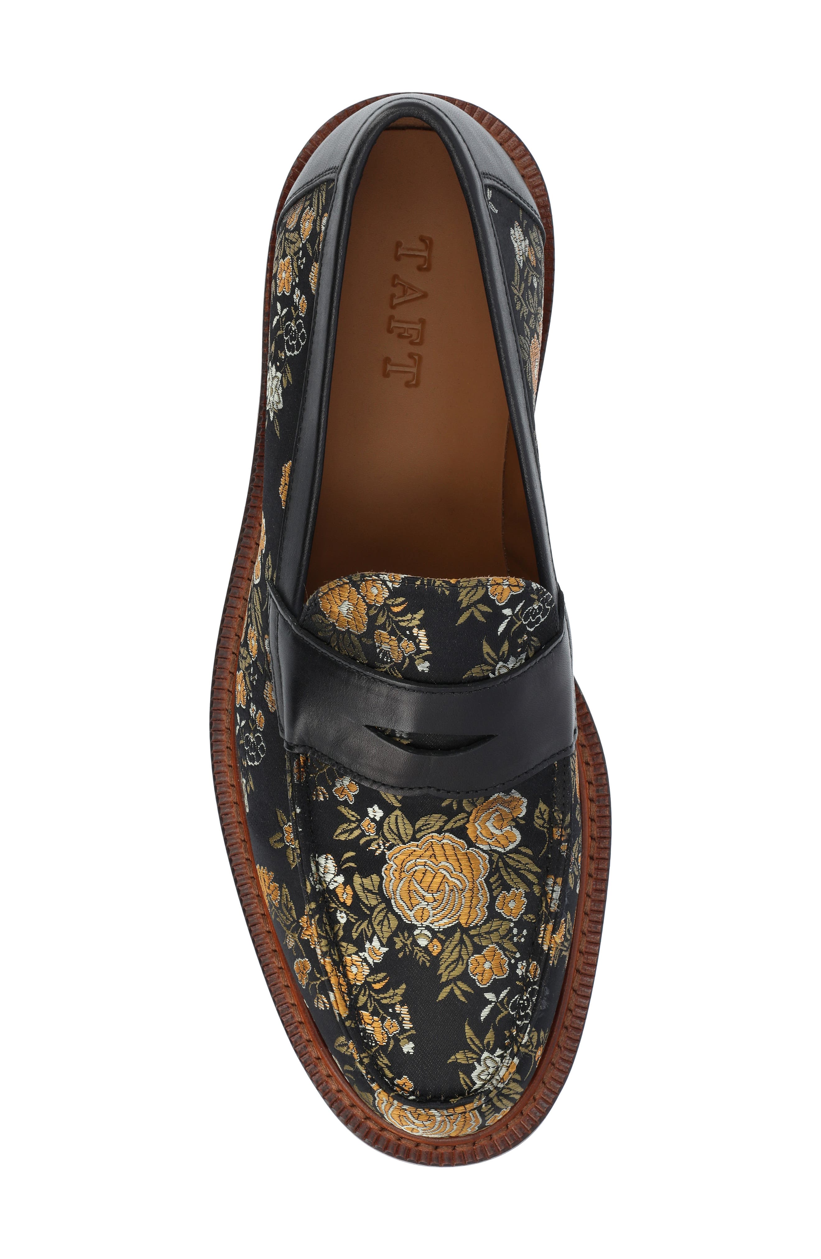 TAFT The Fitz Jacquard Penny Loafer, Alternate, color, 