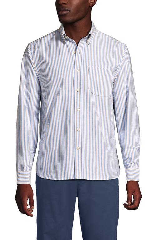 Lands' End Traditional Fit Comfort-first Sail Rigger Oxford Shirt In Multi