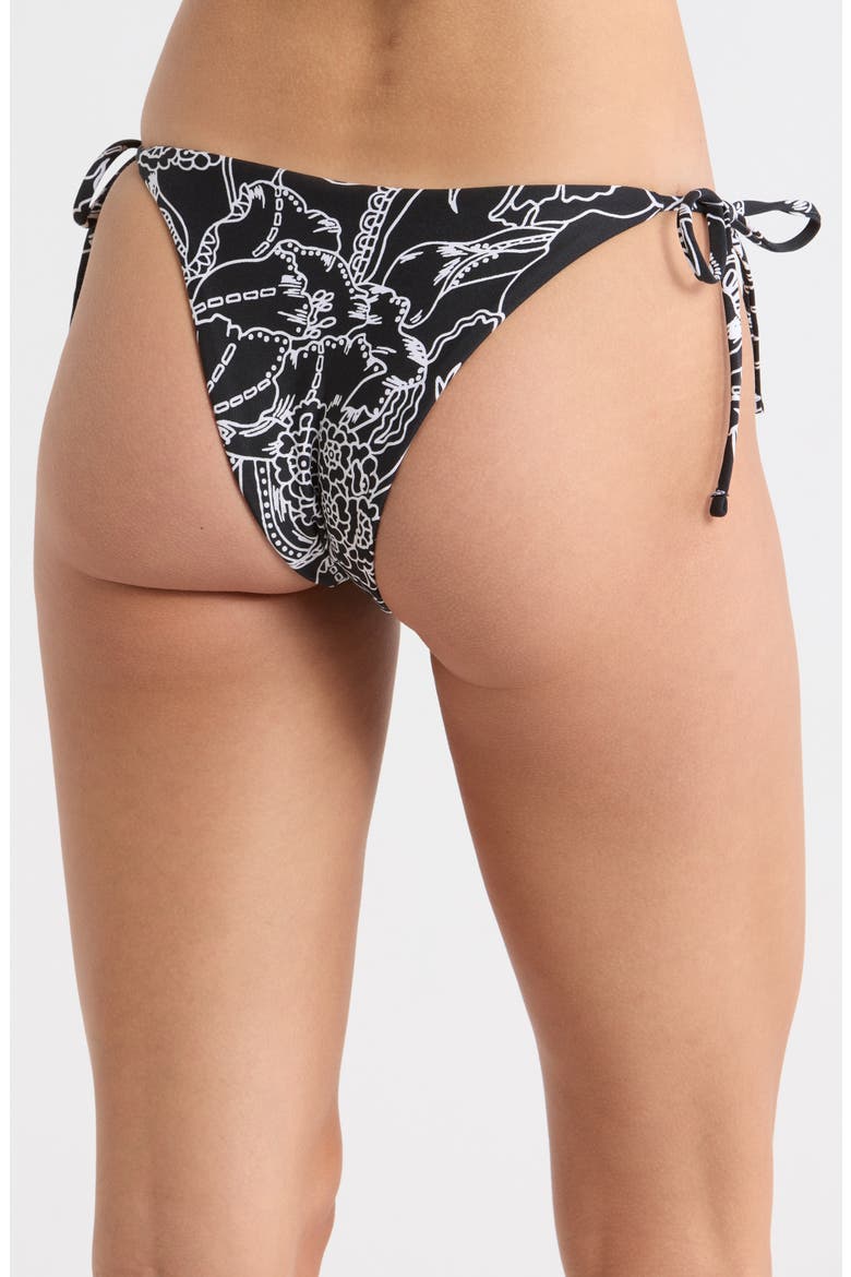 Sunning Bikini Bottoms, Alternate, color, BLACK