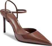 MANGO Glitty Ankle Strap Pump