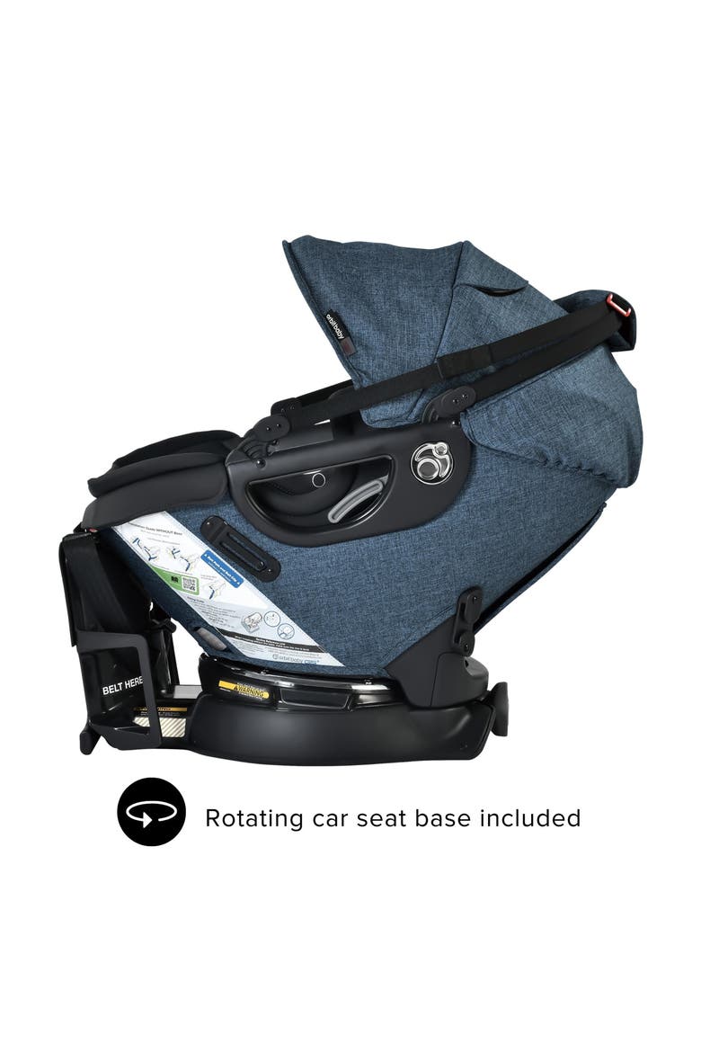 M+ Stroll & Ride Car Seat & Stroller Travel System, Alternate, color, BLACK/ BLACK L/ NAVY