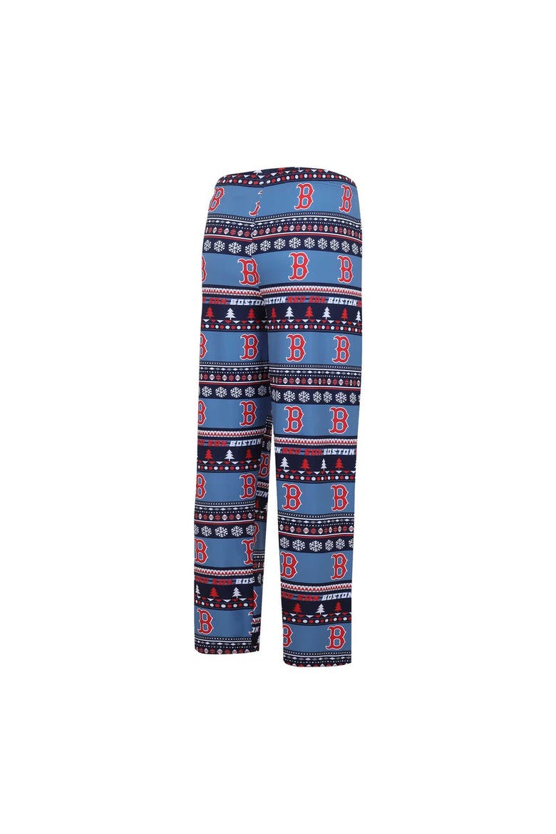Men's Concepts Sport Navy Boston Red Sox Knit Ugly Sweater Long Sleeve Top & Pants Set, Alternate, color, Navy