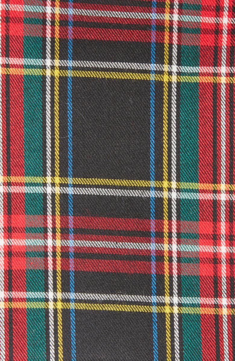 CLIFTON WILSON Holiday Plaid Cotton Pocket Square, Alternate, color,
