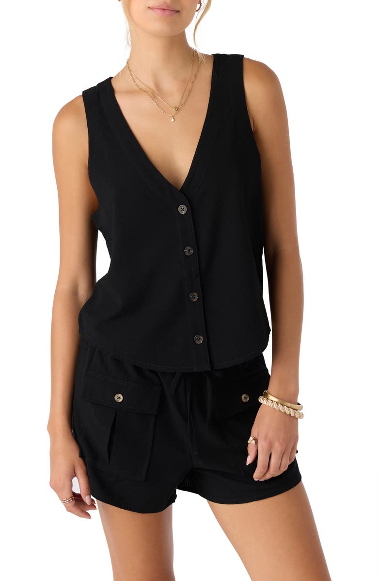 O'Neill Corey Button-Up Vest, Main, color, 