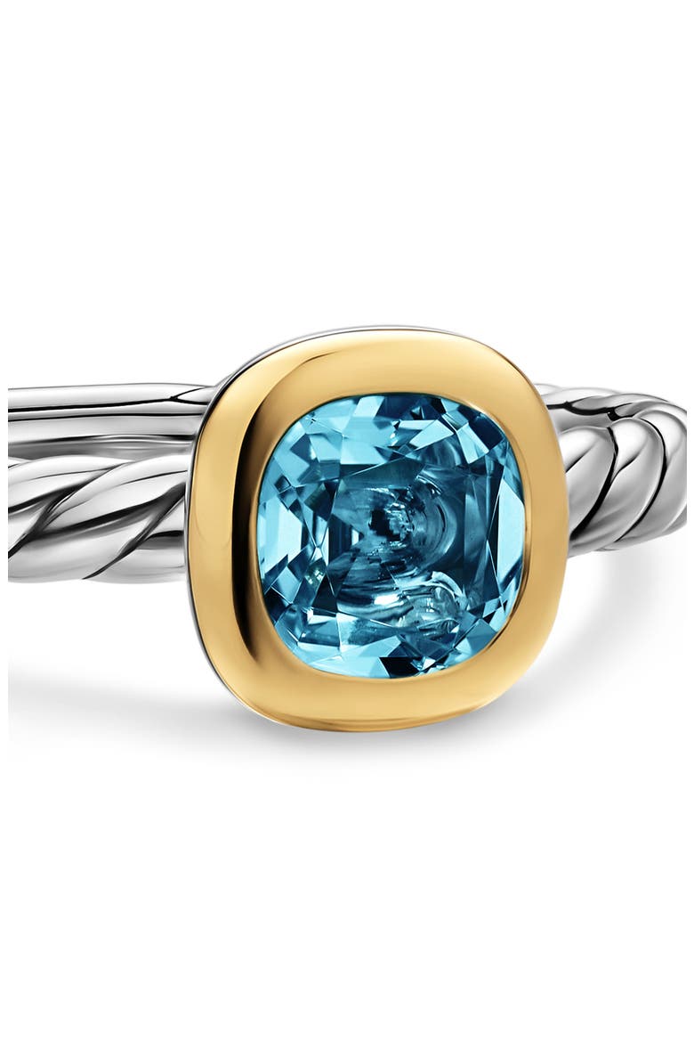 Mercer Cable Ring, Alternate, color, SILVER HAMPTON BLUE TOPAZ