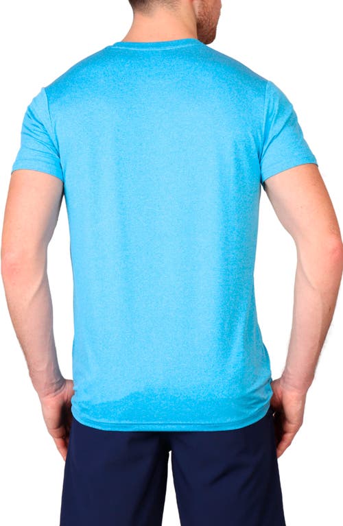 Shop Tailorbyrd Performance Crewneck T-shirt In Royal Blue