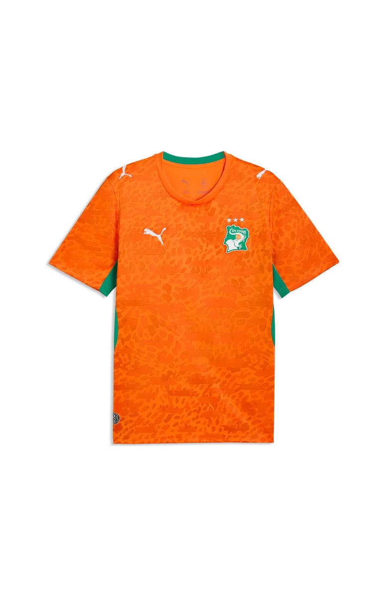 PUMA Men's Puma  Orange Ivory Coast National Team 2026 Home Replica Jersey, Alternate, color, Orange