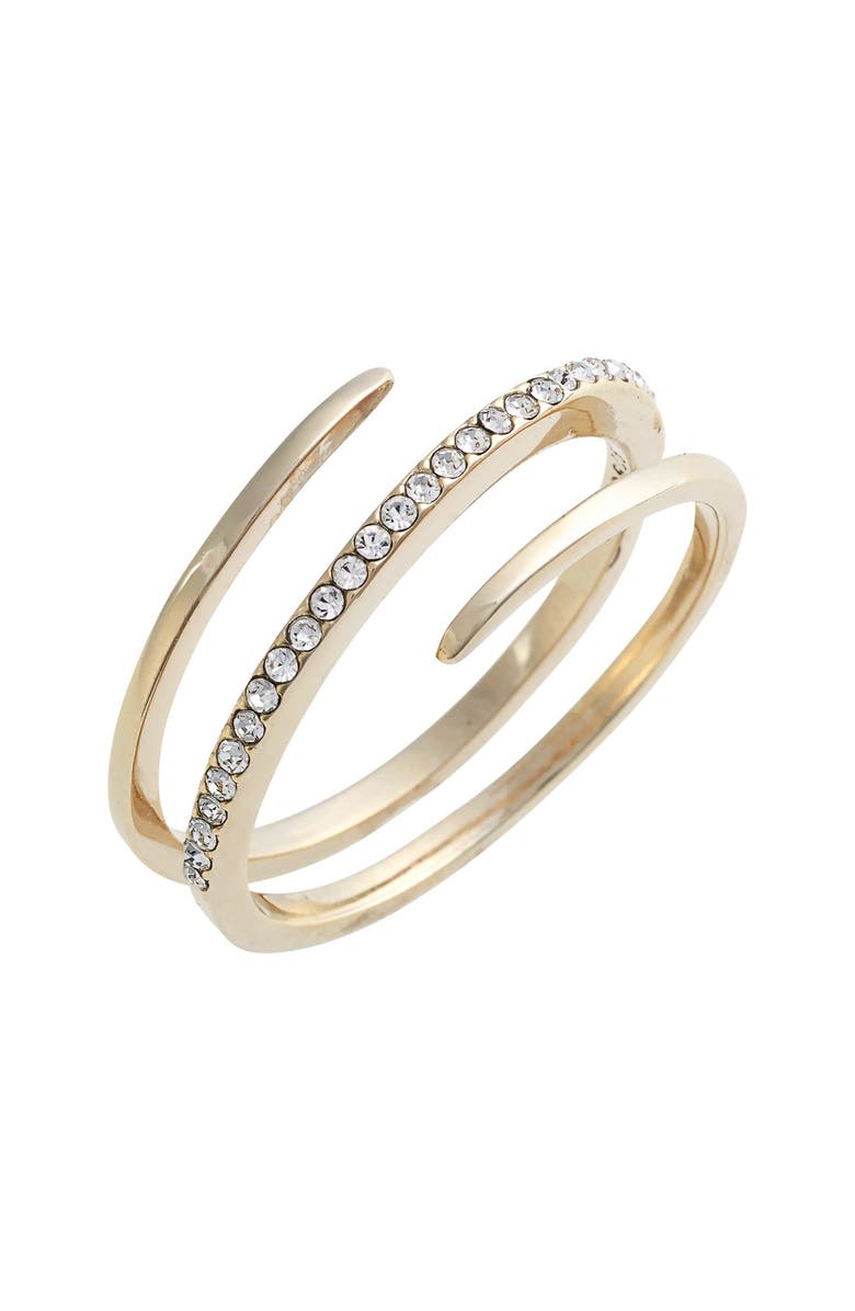 Judith Jack Crystal Wrap Ring, Main, color, 