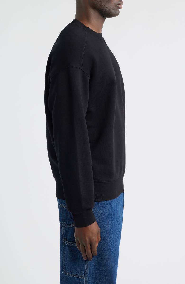 Carhartt Work In Progress Punched Graphic Sweatshirt, Alternate, color, Black