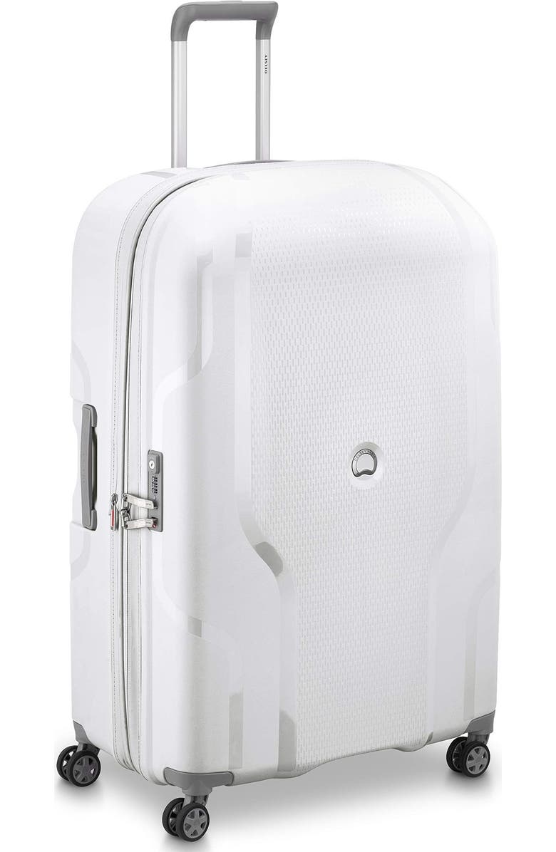 Delsey Paris Clavel Hardside Large Expandable Luggage with Spinner Wheels, Alternate, color, White
