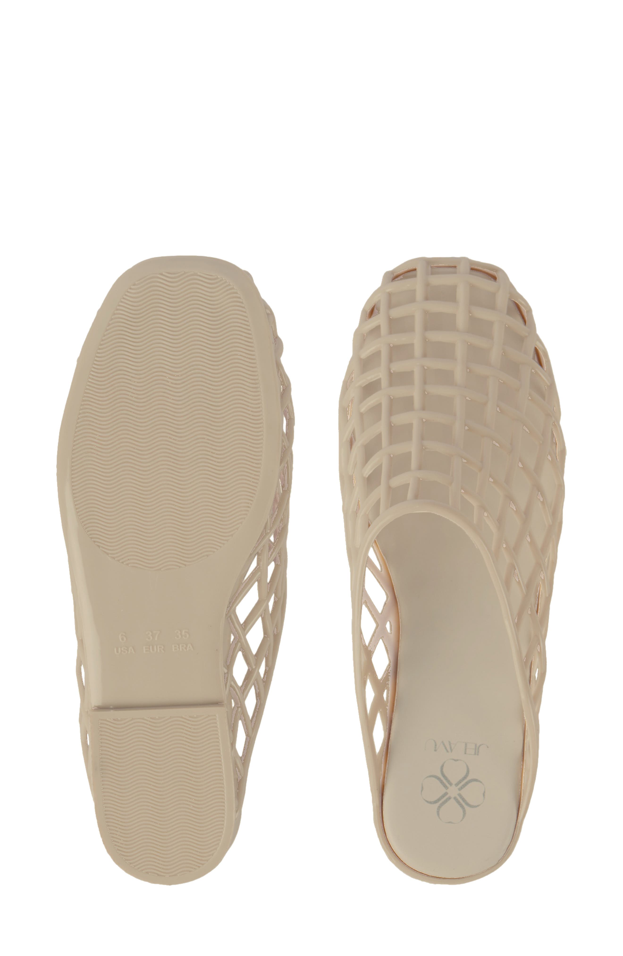 Glimmr Jelly Mule, Alternate, color, BEIGE