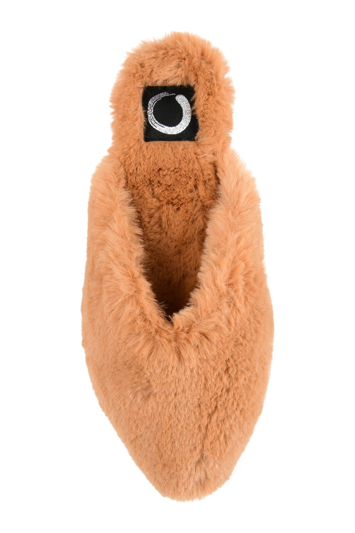 Journee Collection JOURNEE Sundown Faux Fur Slipper, Alternate, color, Camel
