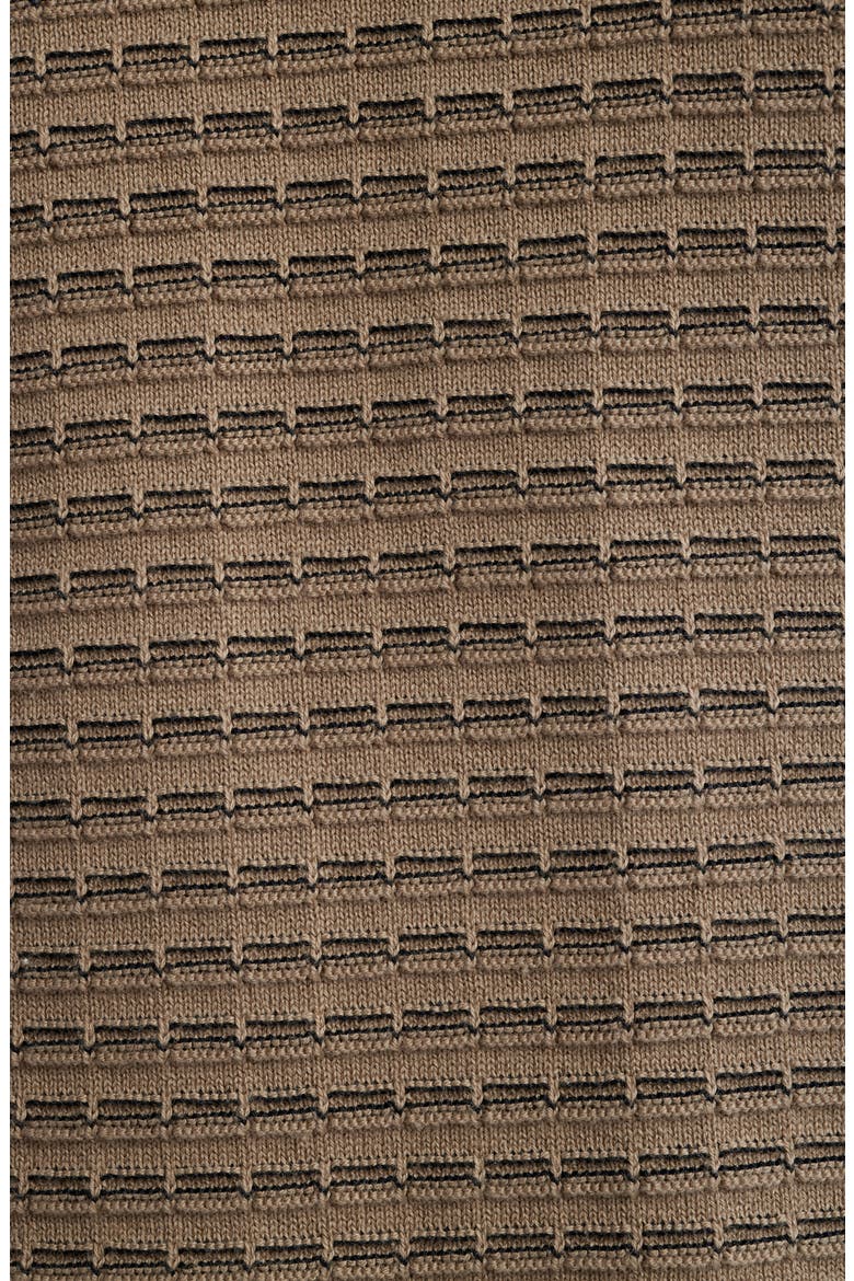 Harvey Stripe Cotton Blend Sweater, Alternate, color, NATURAL/ GREY