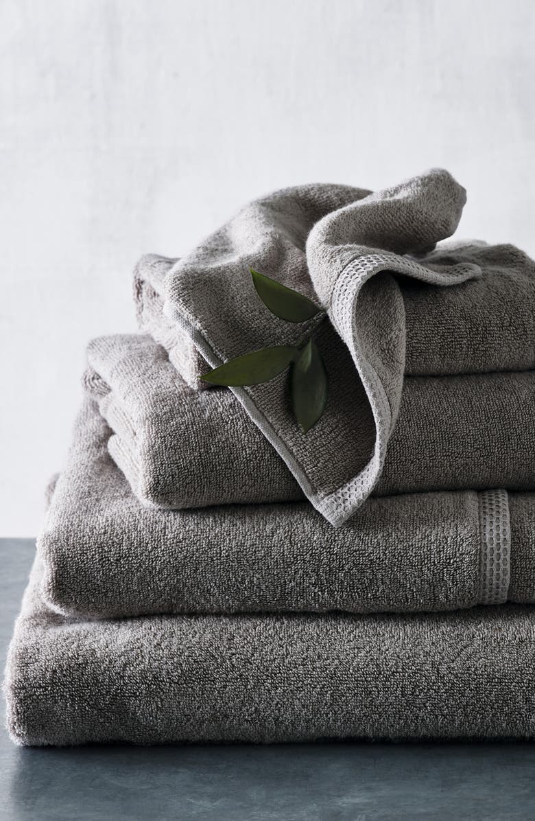 The White Company Waffle Edge Spa Bath Sheet, Main, color, 