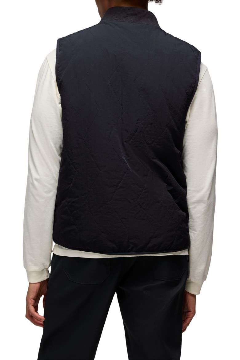 Encinitas Reversible Quilted Vest, Alternate, color, BLACK