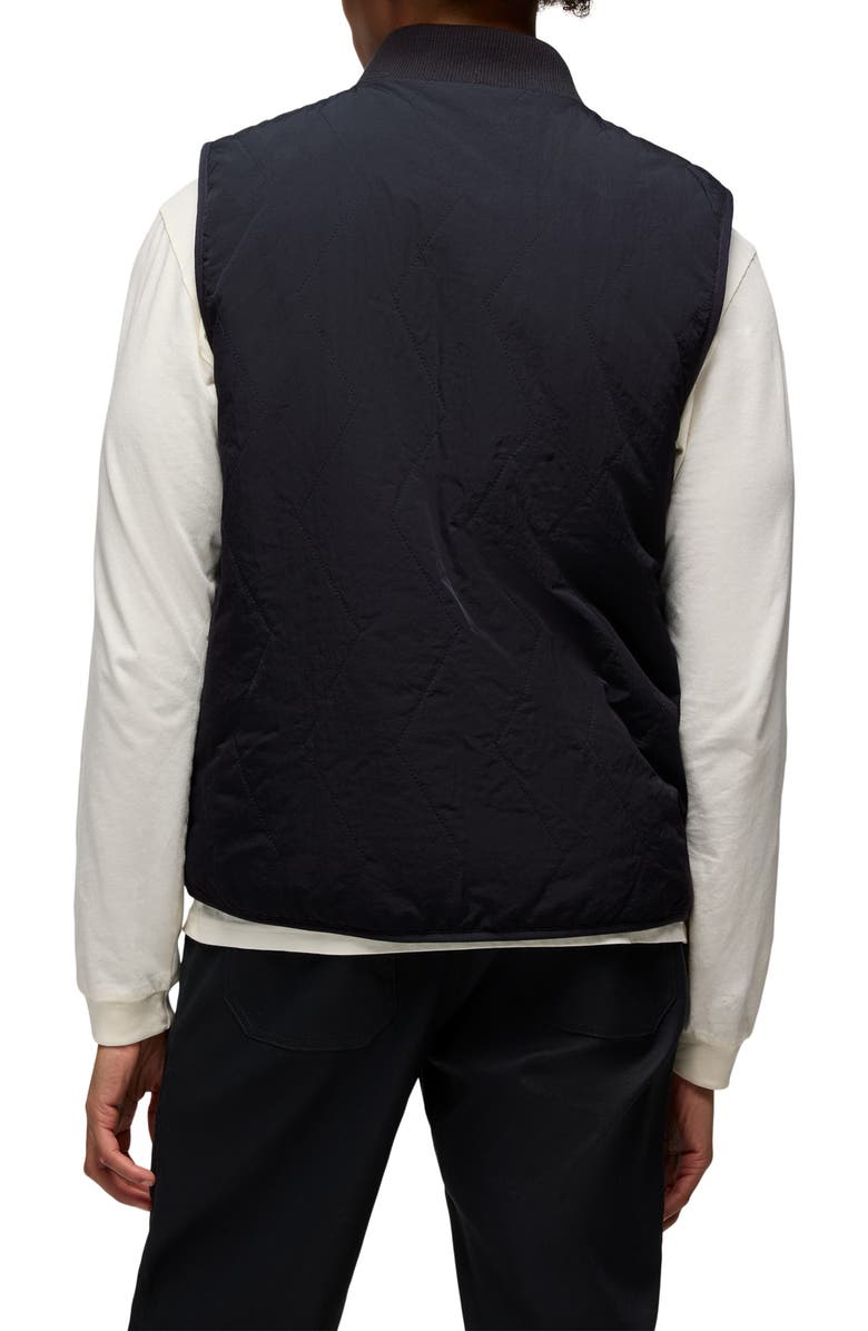 prAna Encinitas Reversible Quilted Vest, Alternate, color, Black