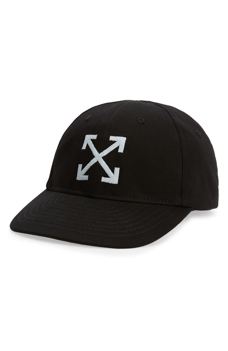 Off-White Arrow Embroidered Baseball Cap, Main, color,
