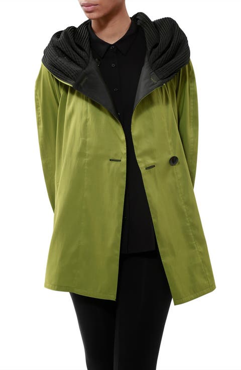 Mini Donatella Reversible Hooded Raincoat