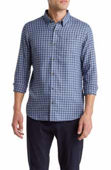 TravisMathew Ironwood Check Button-Up Shirt