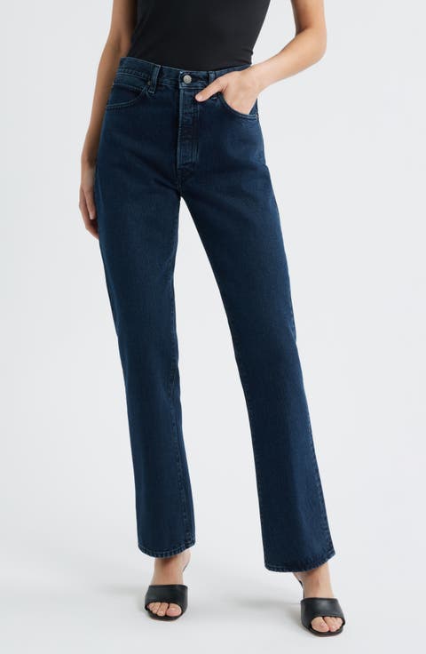 Women's Blue High-Waisted Jeans | Nordstrom