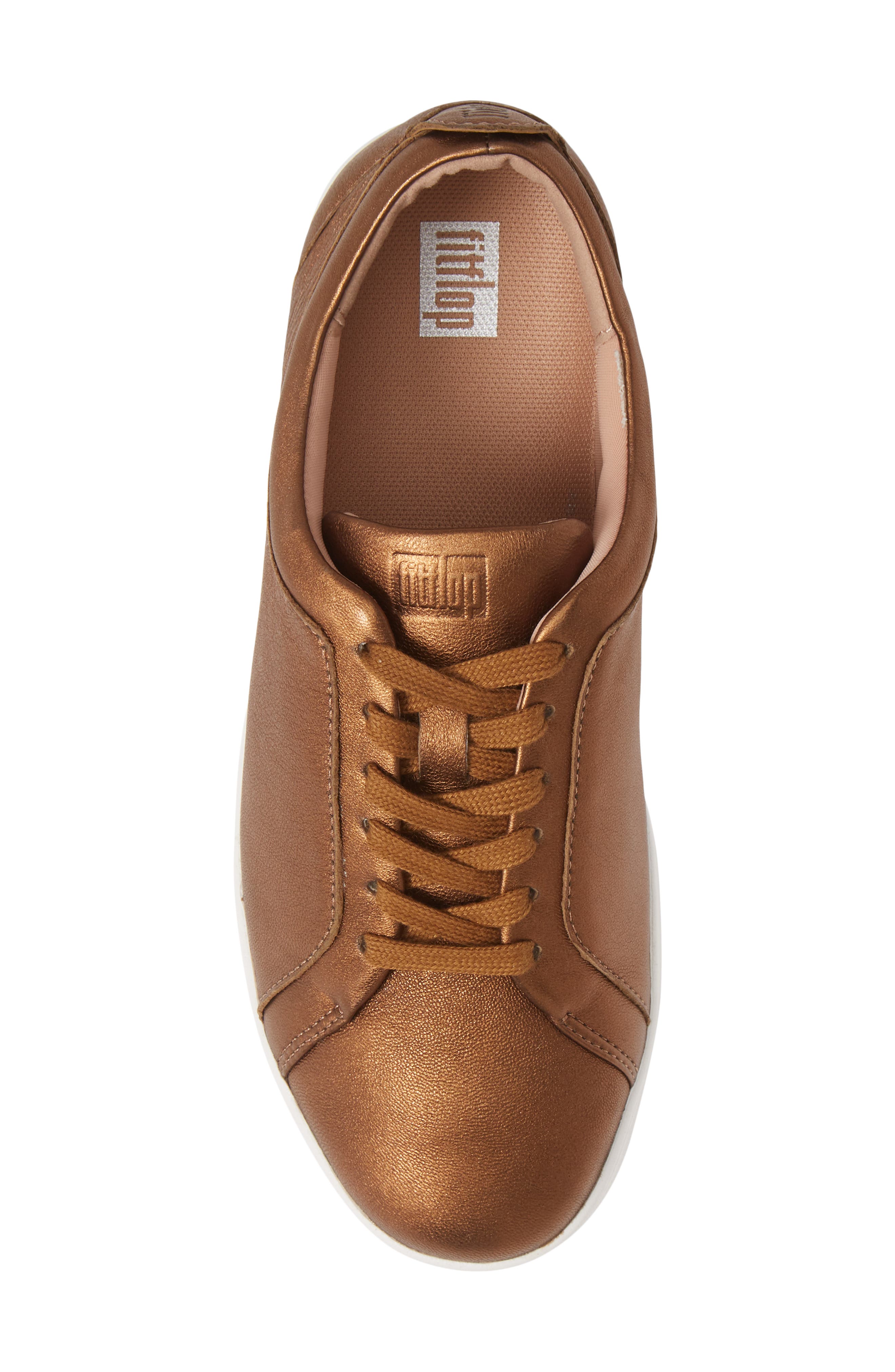 Rally Sneaker, Alternate, color, BRONZE LEATHER