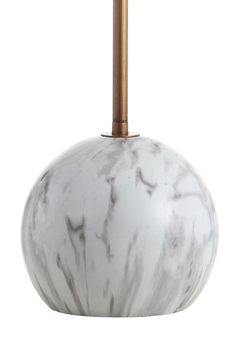 Miami 29" Minimalist Resin/Metal LED Table Lamp, Alternate, color, Gold/White