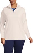 Lands' End Anyweather Fleece Quarter Zip Pullover