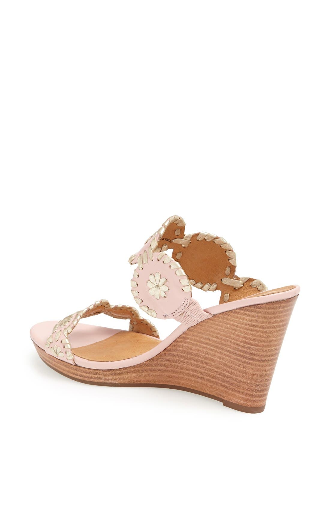 'Luccia' Sandal, Alternate, color, BLUSH/ PLATINUM