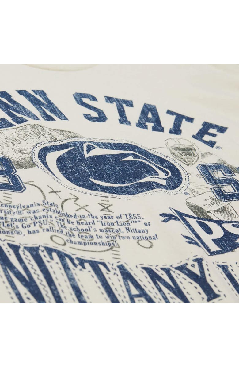 Mitchell & Ness Men's Mitchell & Ness Cream Penn State Nittany Lions Heritage Scholar T-Shirt, Alternate, color, Cream