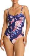 Sea Level Indochine Twist Bandeau One-Piece Swimsuit