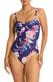 Sea Level Indochine Twist Bandeau One-Piece Swimsuit