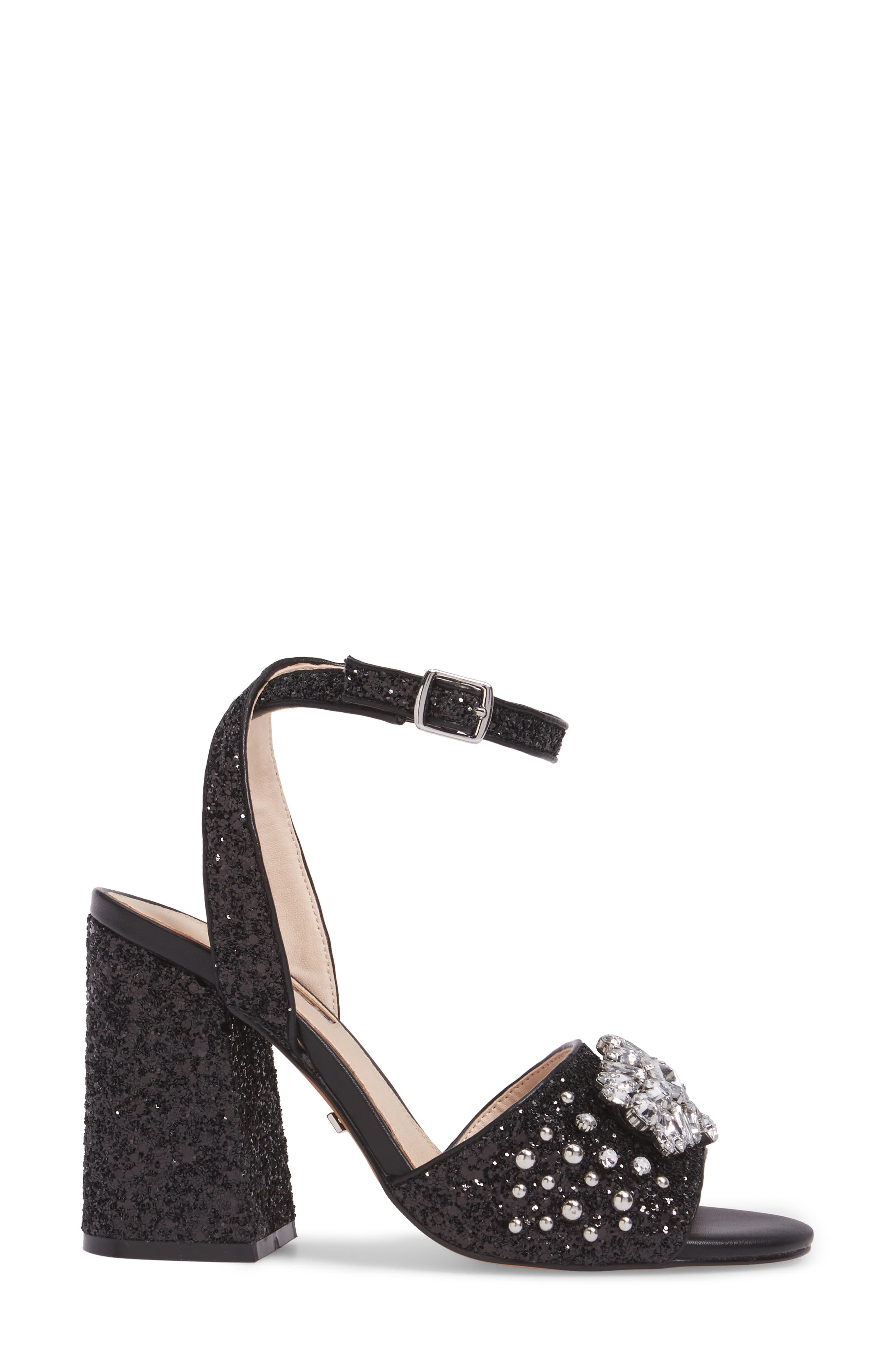 Topshop Razzle Embellished Sandal, Alternate, color, 