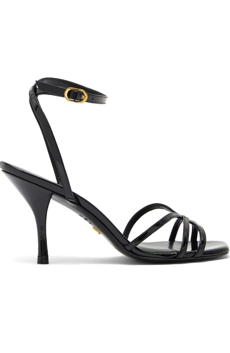 Stuart Weitzman Barelythere Ankle Strap Sandal, Alternate, color,