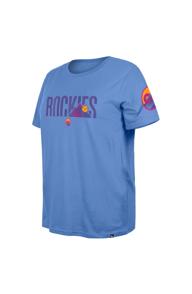 New Era Women's New Era Blue Colorado Rockies 2025 City Connect Plus Size T-Shirt, Alternate, color, Blue