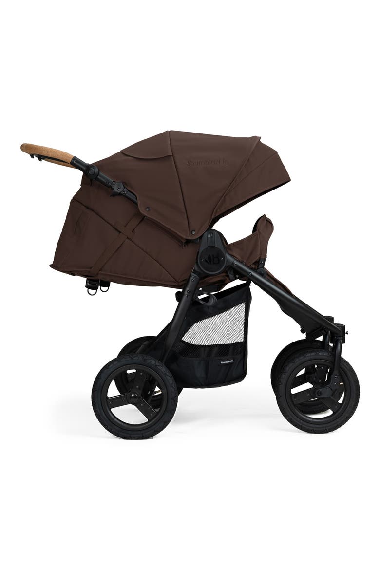 Indie Twin Stroller, Alternate, color, WALNUT