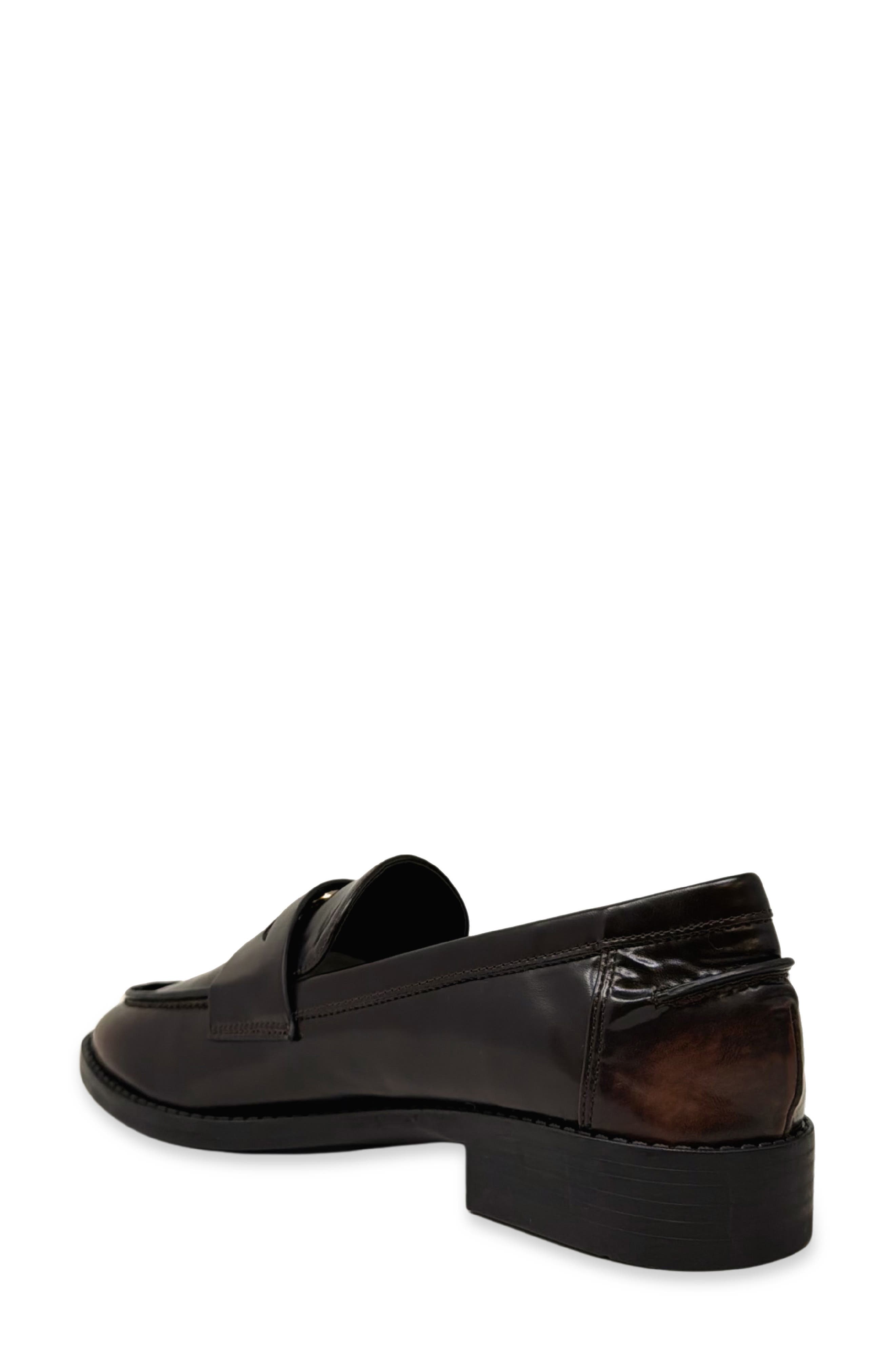 Tammy Faux Leather Loafer, Alternate, color, CHOCOLATE