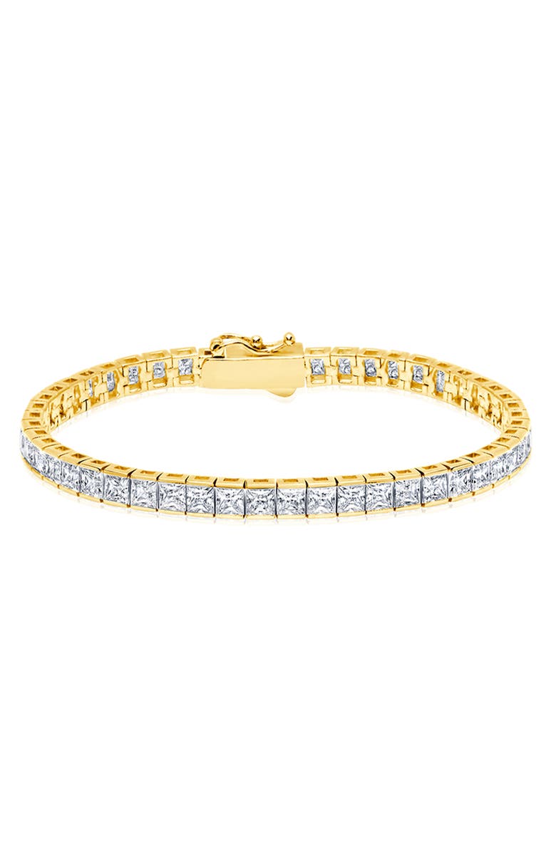 Crislu Cubic Zirconia Tennis Bracelet, Main, color, 