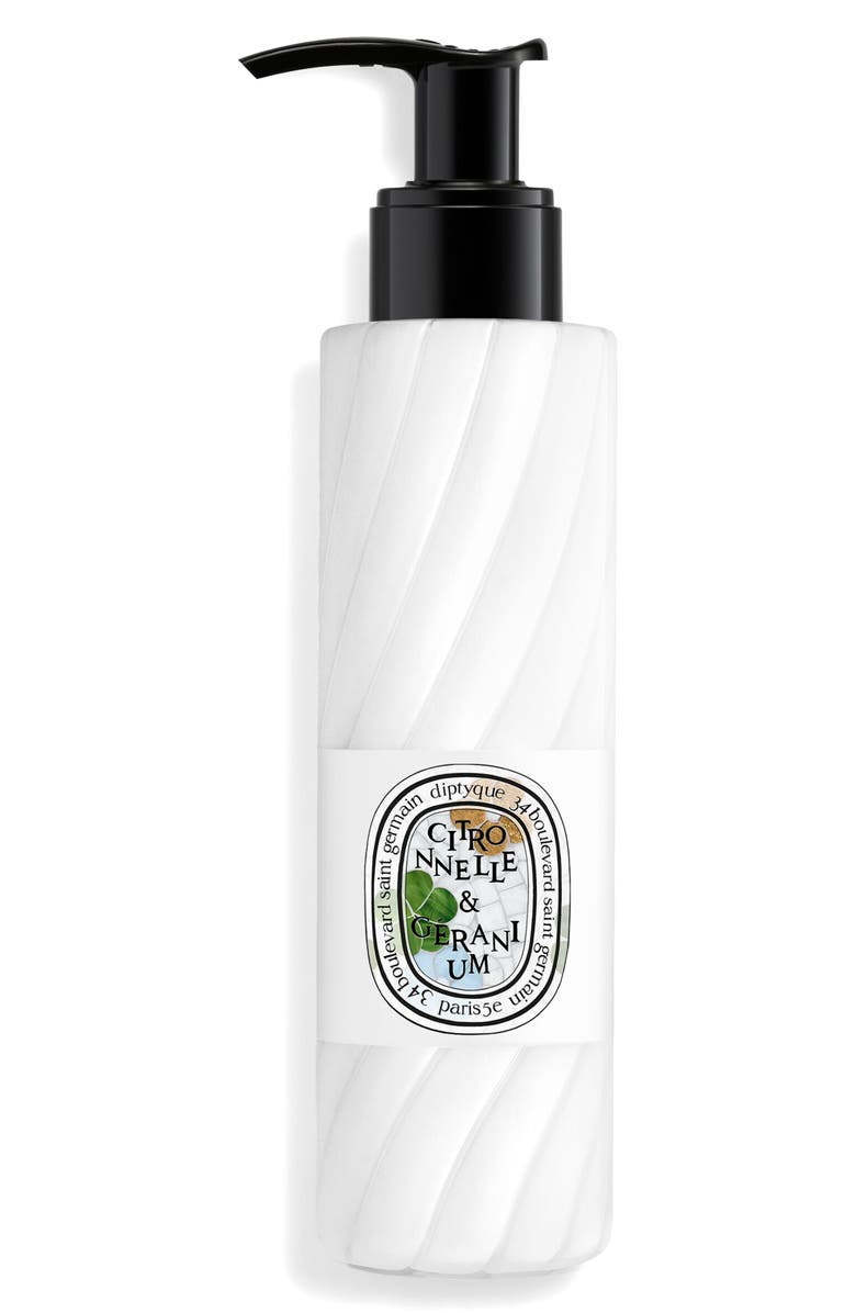 Diptyque Lemongrass & Geranium After-Sun Milky Gel for the Body, Main, color, 